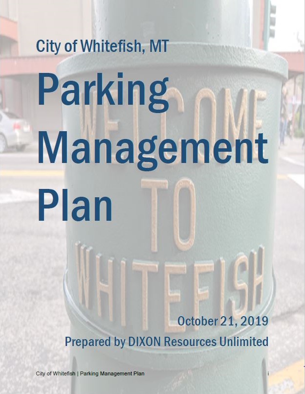 Parking Management Plan Cover Page