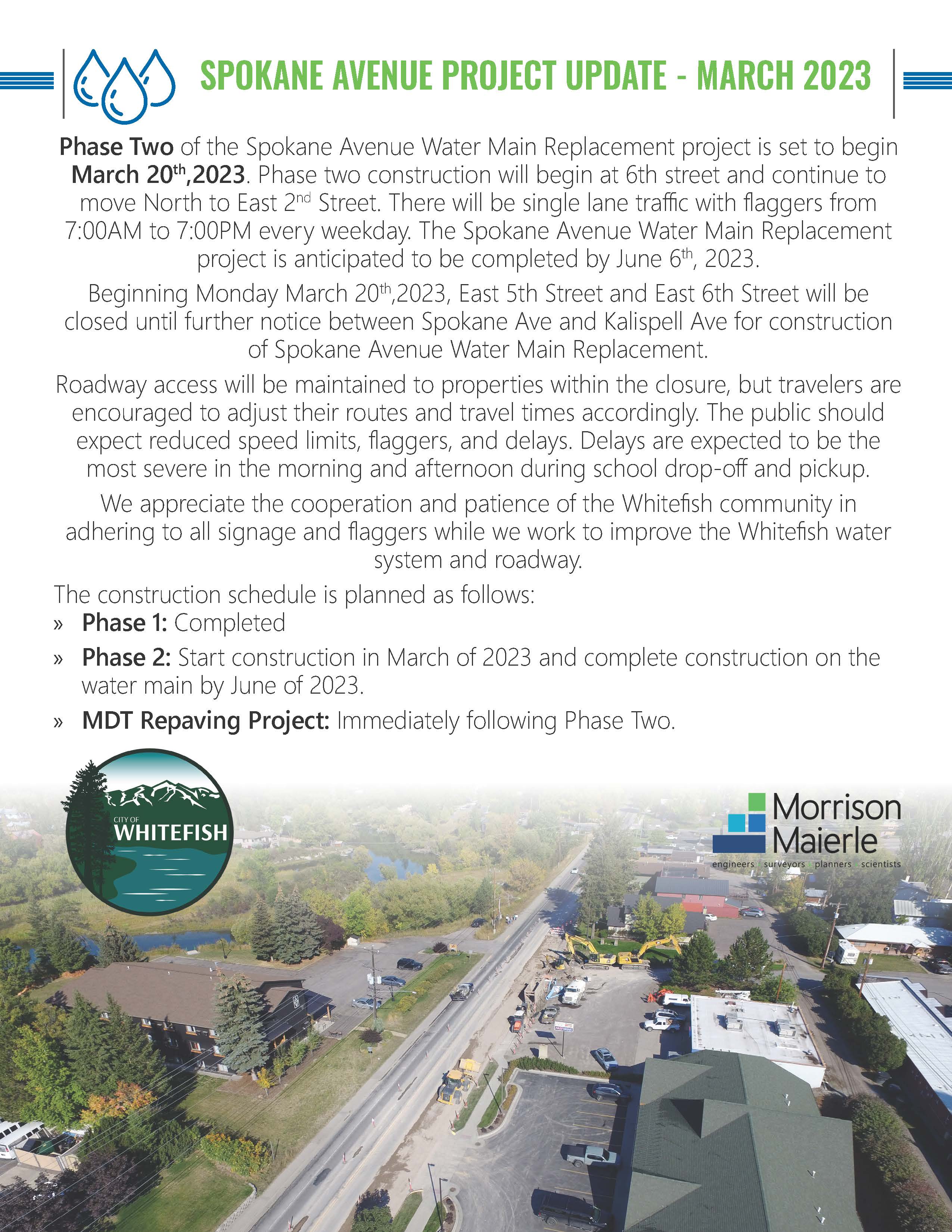 Website announcement March 2023