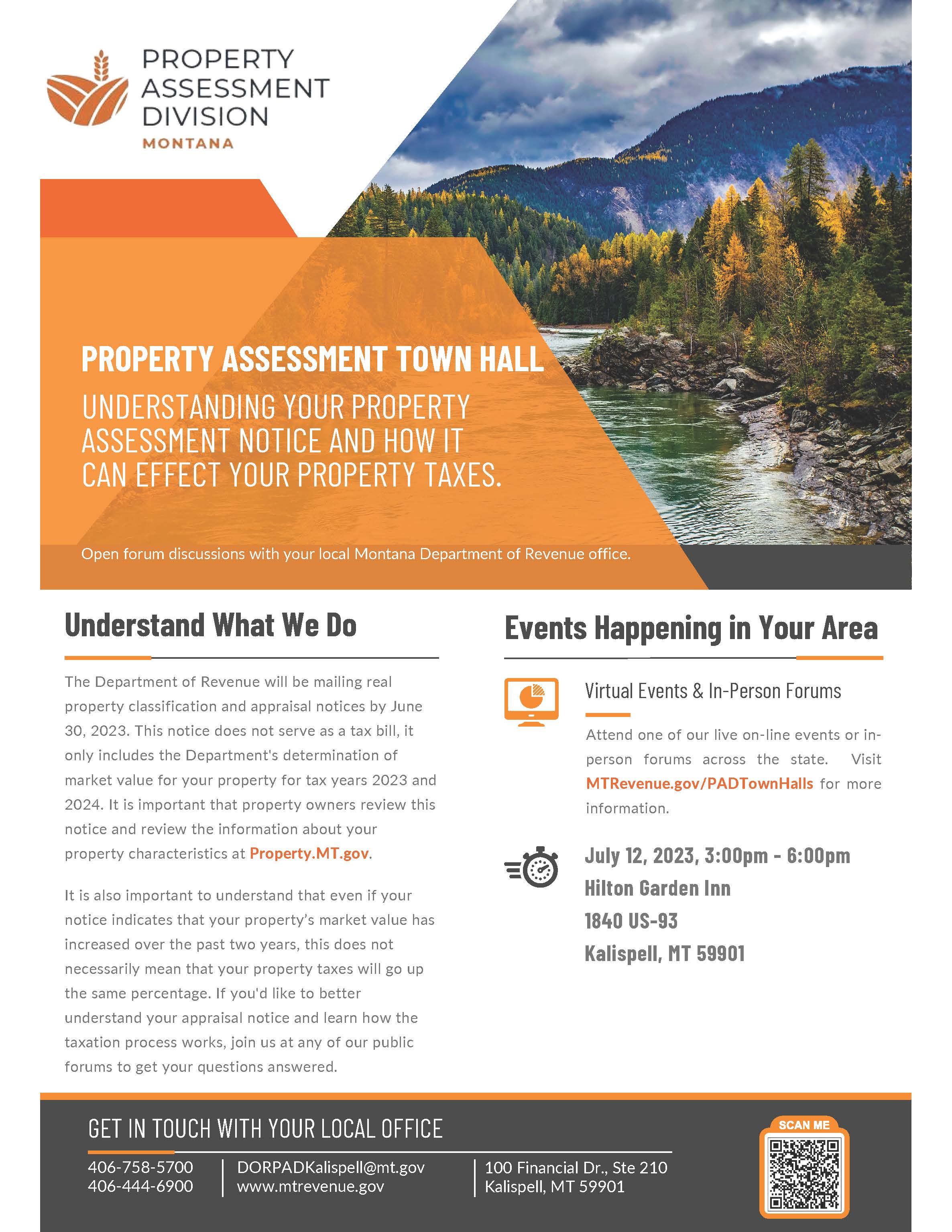 PAD Townhall Flyer Flathead